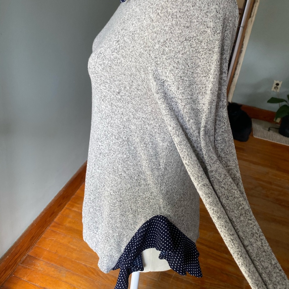 Sweater W/ Built In Collar - Picture 4 of 6
